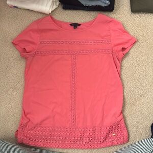 Peach lace Tshirt